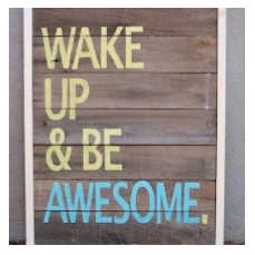 wake up and be awesome